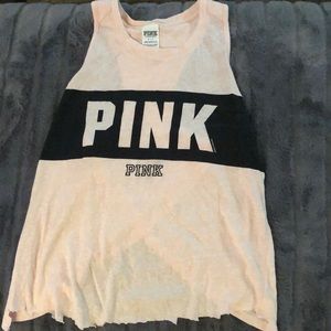 VS PINK tank in size small